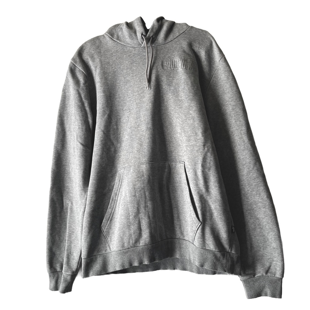 Gray Puma Way 1 Men’s Medium Hoodie Sweatshirt Cotton and Polyester